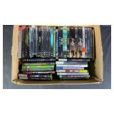 Assorted DVDs & Video Games w/ Sealed