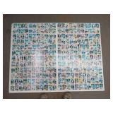 1983 Topps Baseball Error Back Master Sheet