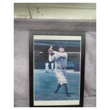 Artist Proof Signed/Numbered Babe Ruth Print