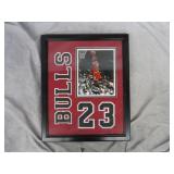Framed Michael Jordan Photo Display