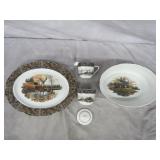 Franklin Mint Hunting Lodge Dinnerware