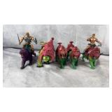 Vintage-Modern MOTU He-Man & Battle Cat Figures