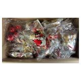 Large Lot Of Christmas Ornaments+