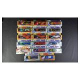 17pc NIP 1995-97 Matchbox Team Tractor Trailers
