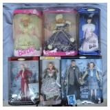 6pc 1992-1999 Barbies Dolls LOT