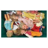Large Lot Of Vintage Dolls