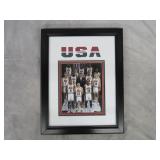 Framed 1992 Olympic Dream Team Photo Display