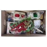 Large Lot Of Christmas Ornaments & Decor
