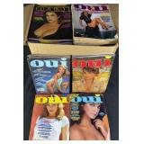 Assorted Vintage Adult Entertainment Magazines