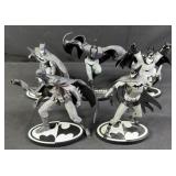 5pc DC Direct Batman Black & White Statues