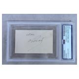 Raymond Poincare Cut Signature-PSA COA