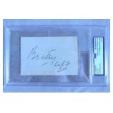 Sir David Beatty Cut Signature-PSA COA