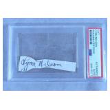 Lynn Nelson Cut Signature-PSA COA