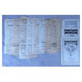 12pc 1899-1911 Grand Opera House Programs