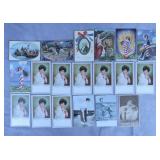 19pc Antique Patriotic/Female US Postcards Lot