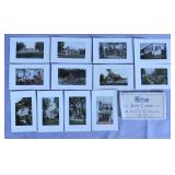 12pc Antique Mt. Vernon Virginia Postcards Set