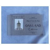 Antique Postcard Album Views of Oakland California