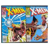 Uncanny X-Men #221-222 1987 Marvel Comic Books