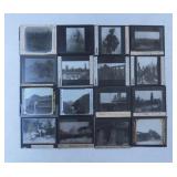 16pc Antique Magic Lantern Glass Slides Lot