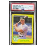 PSA 8 1988 Star Yellow Mark McGwire Blank Back