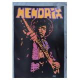 1994 Peter Marsh Jimi Hendrix Blacklight Poster