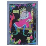 1970 King Richard Nixon Blacklight Poster