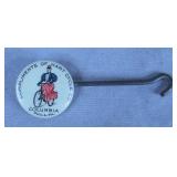 Antique Hart Cycle Co. Pin w/Buttonhook