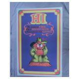 1973 Hi My Name Is Fred Blacklight Poster
