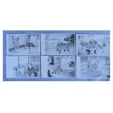 6pc Antique Japanese Figural Postcards Lot