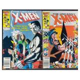 Uncanny X-Men #210-211 1986 Marvel Comic Books