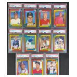 PSA Graded 1990 Topps Traded Baseball Cards