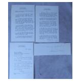 Wallace Nutting Signed Letters/Cut Signature