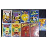 9pc Simpsons Bongo Comic Books w/ #1s
