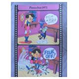 1972 Pinocchio Fluck Off! Blacklight Poster