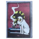 1972 Victor the Smoking Dog Poster