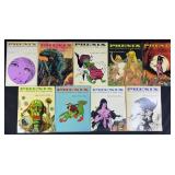 9pc Phenix International Comic Strip Magazines
