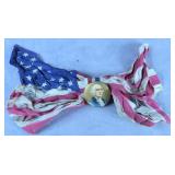 Antique George Washington Pin w/45 Star Flag