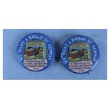 1911 Philadelphia Broad St. Subway Campaign Pins