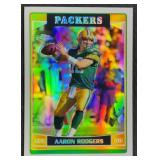 2006 Topps Chrome #14 Aaron Rodgers Refractor