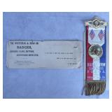 Antique Whitehead and Hoag P.O.S. of A. Ribbon