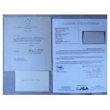 General Omar Bradley Signed Index Card-JSA LOA