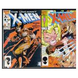 Uncanny X-Men #212-213 1986 Marvel Comic Books