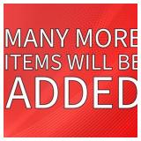 We will be adding items