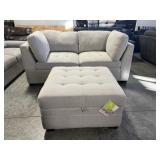 3 Pc Fabric Modular Sectional Sofa