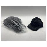 Forte Gear 12-Pc Black Cotton Caps