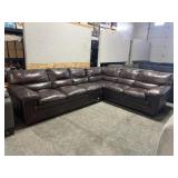 2 pc Leather Sectional Sofa