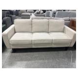 Contemporary Light Beige Upholstered Sofa