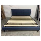 King Size Upholstered Platform Bed, New