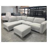 3-Piece Fabric Sectional Sofa