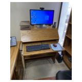 Oak Computer Desk